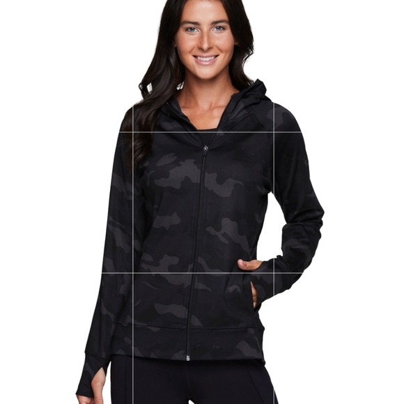 RBX Jackets & Coats Rbx Active Womens Camo Print Ultra Soft Zip Up